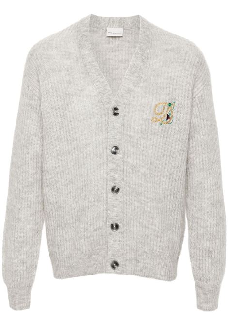 Grey Le Cardigan D Raisin cardigan Drôle de monsieur - men DRÔLE DE MONSIEUR | Sweaters | ECA130PA021GY